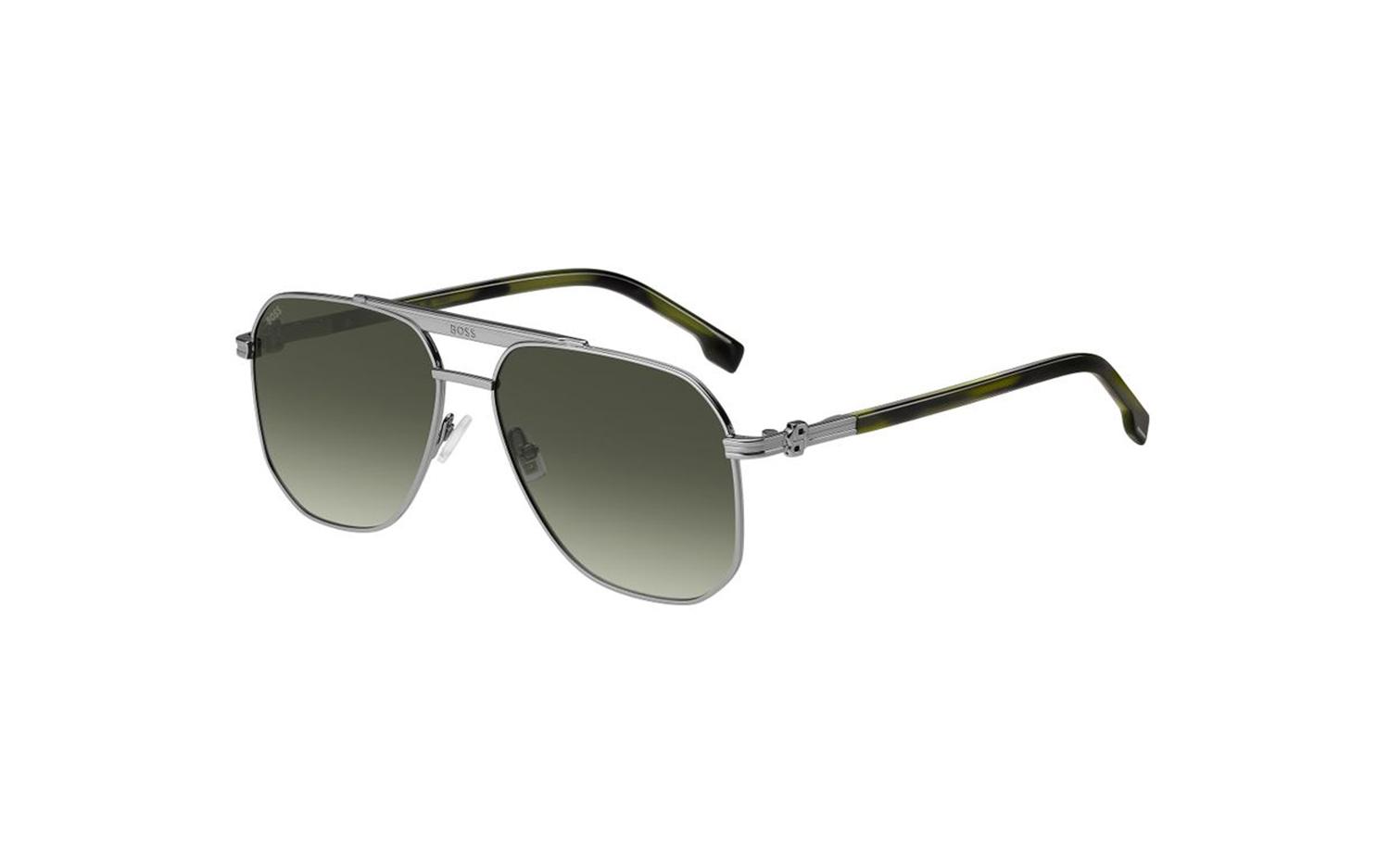 BOSS 1743/S Ruthenium Square Double Bridge Sunglasses