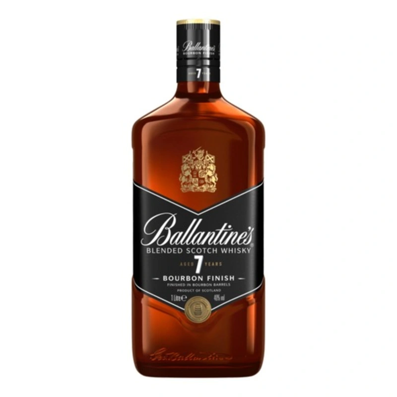 Ballantine's 7y Blended Scotch Whisky Bourbon Finish 40% 1L