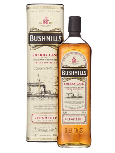 Bushmills Steamship Collection Sherry Cask Reserve Single Malt Irish Whiskey 40% 1L Geschenkverpackung