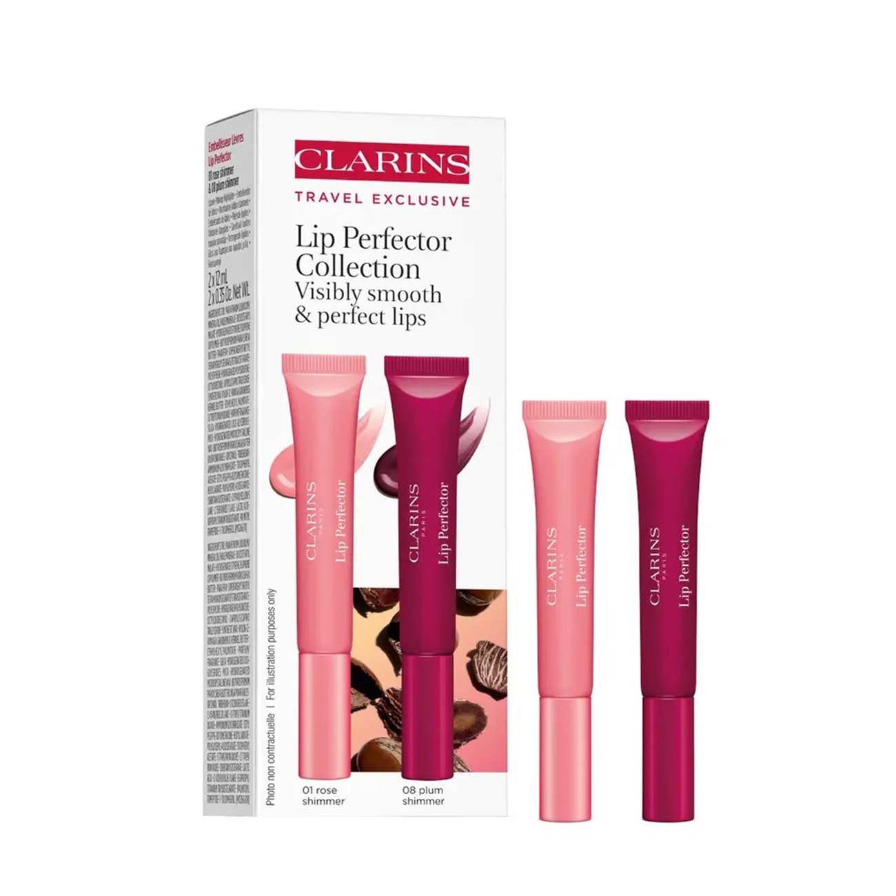 Clarins Natural Lip Perfector Lipstick Set