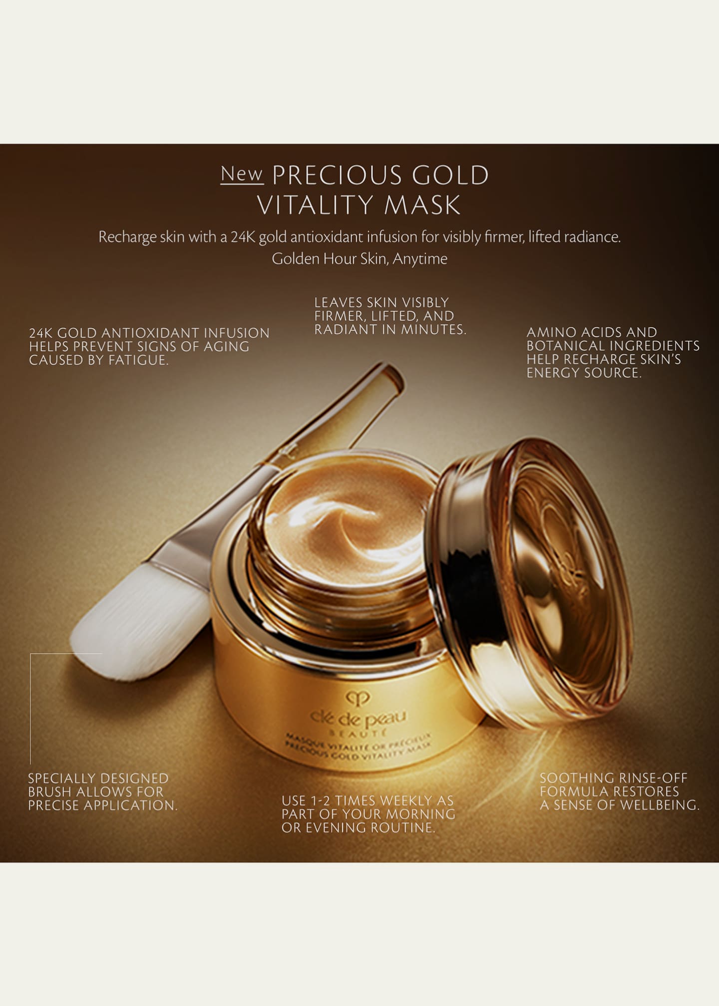 Precious Gold Vitaly Mask image