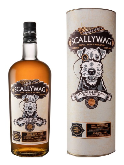 Douglas Laing Scallywag Speyside Blended Malt Scotch Whisky 48 % 1L gaveæske