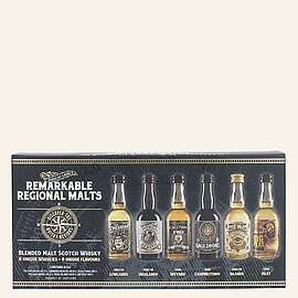 Douglas Laing's Remarkable Regional Malts Blended Malt Scotch Whisky 48 % 6x0,05L miniaturepakke