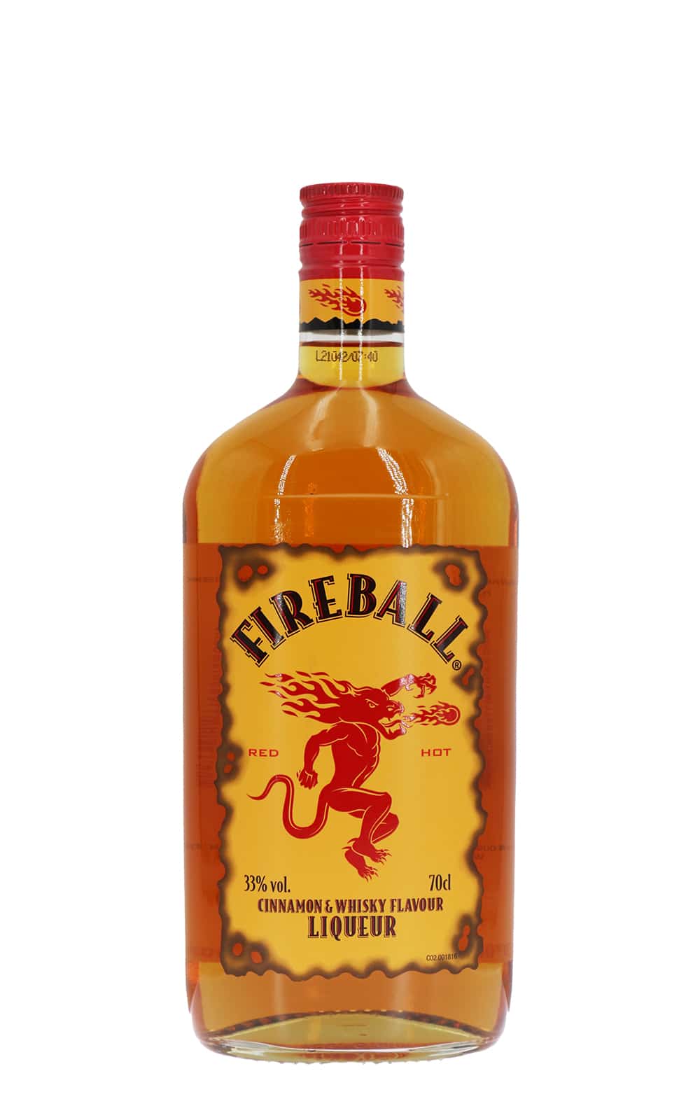 FIREBALL CINNAMON CANADIAN WHISKEY LIQUER 33% 0.05L