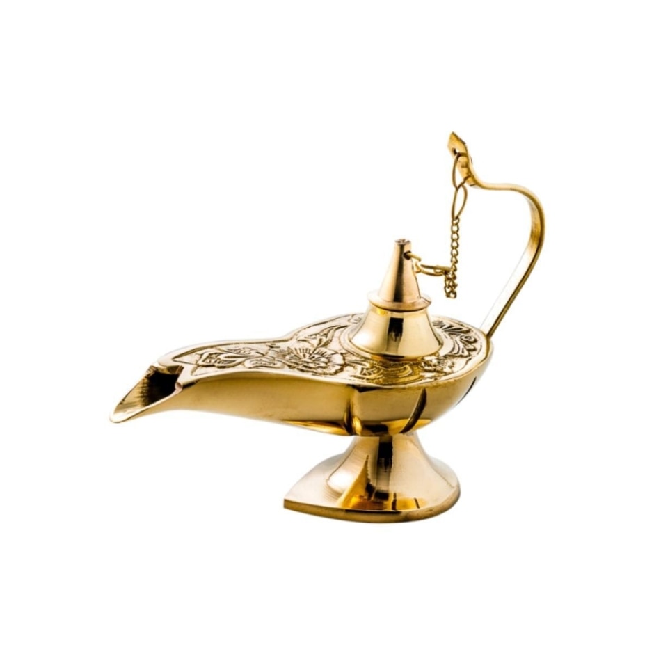 Gifts From Dubai Brass Aladdin Lamp 5'