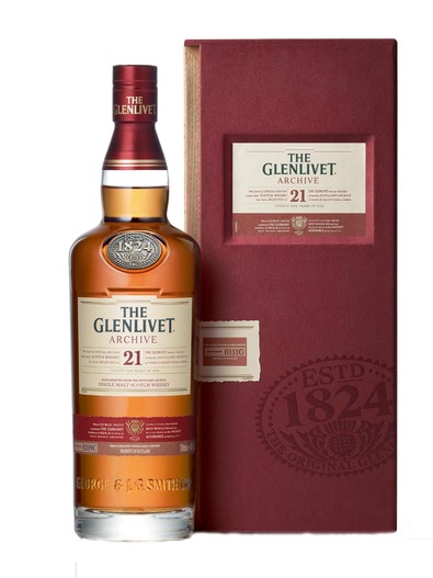 Glenlivet Single Malt Scotch Whisky 21y Archive 43% 0.7L image