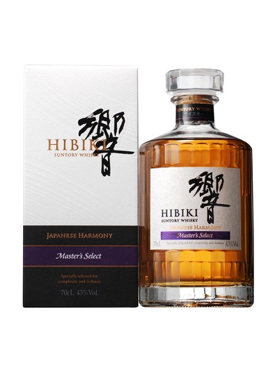 Hibiki Suntory Harmony Master's Select Japanese Blended Whisky 43% 0.7L Geschenkverpackung image