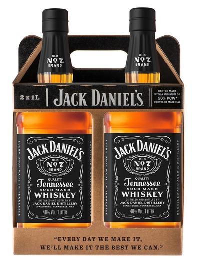 Jack Daniel's Black Label No. 7 40% 2x1L & Gentleman Jack 40% 0.2L*