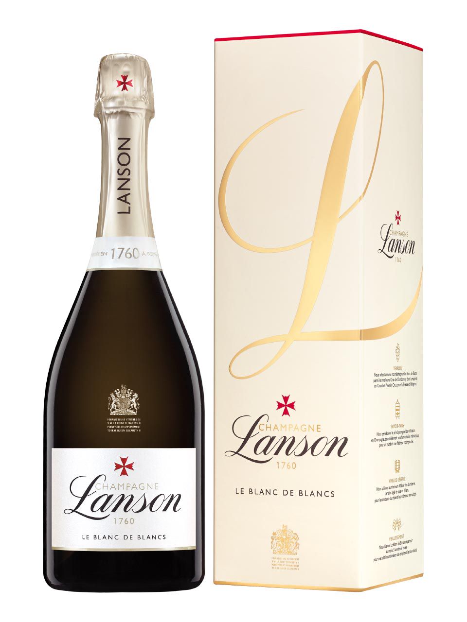 Lanson, Le Blanc de Blancs, Champagne, AOC, brut, weiß (Geschenkverpackung) 0.75L