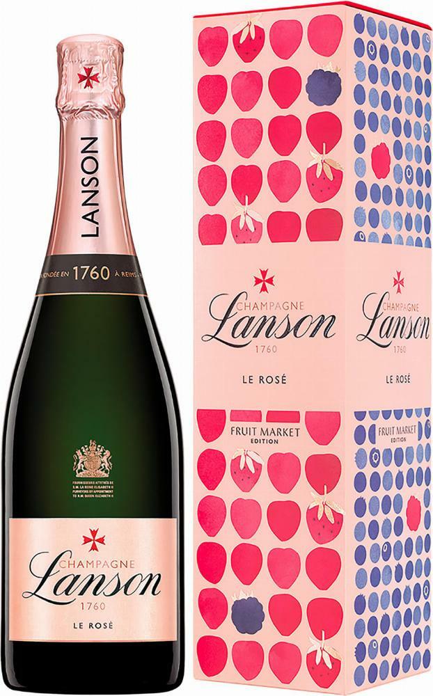 Lanson, Le Rosé Création, Champagne, AOC, brut, rosé (Geschenkverpackung) 0.75L