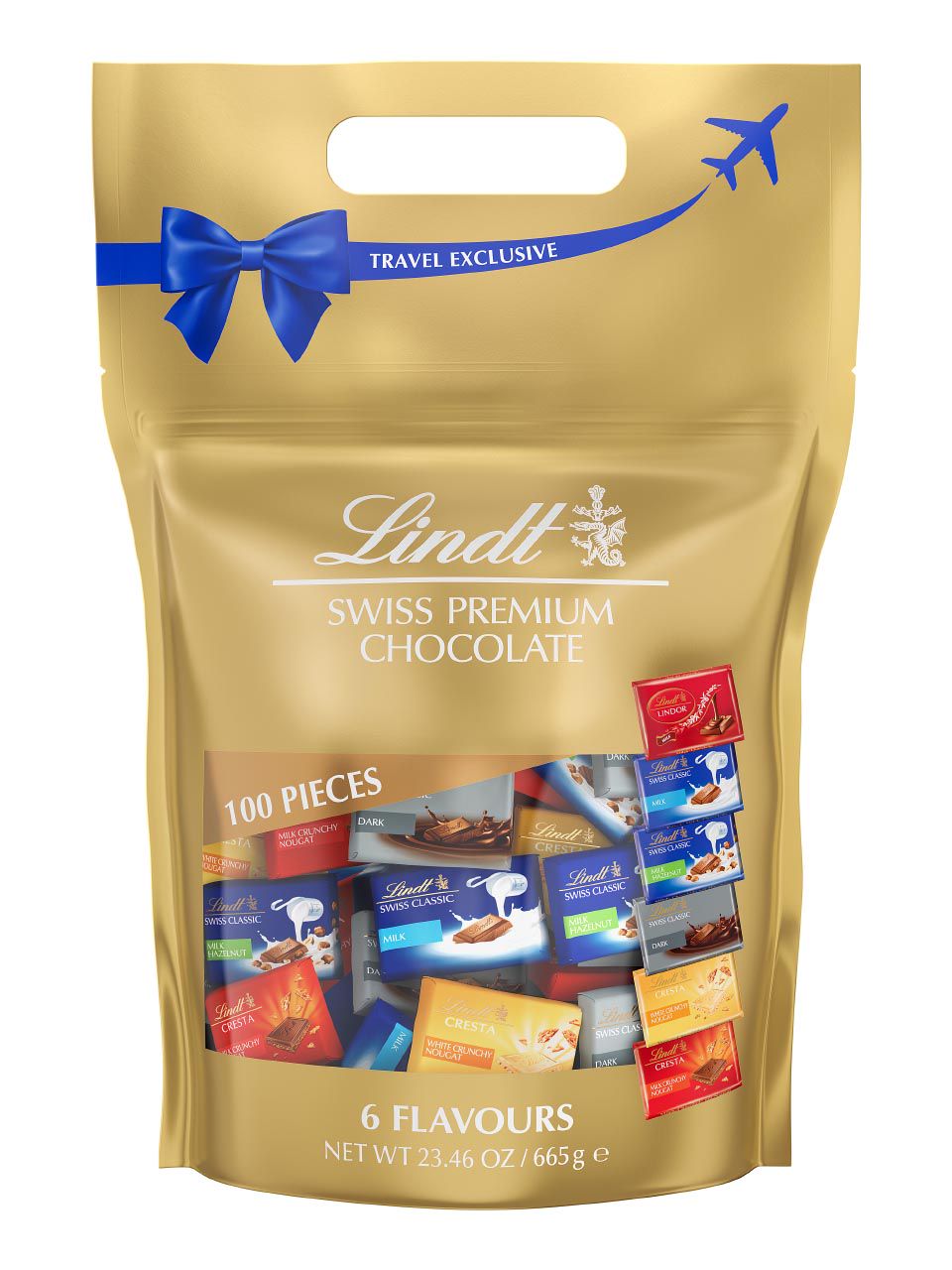 Lindt Napolitains in a large, resealable sharing bag