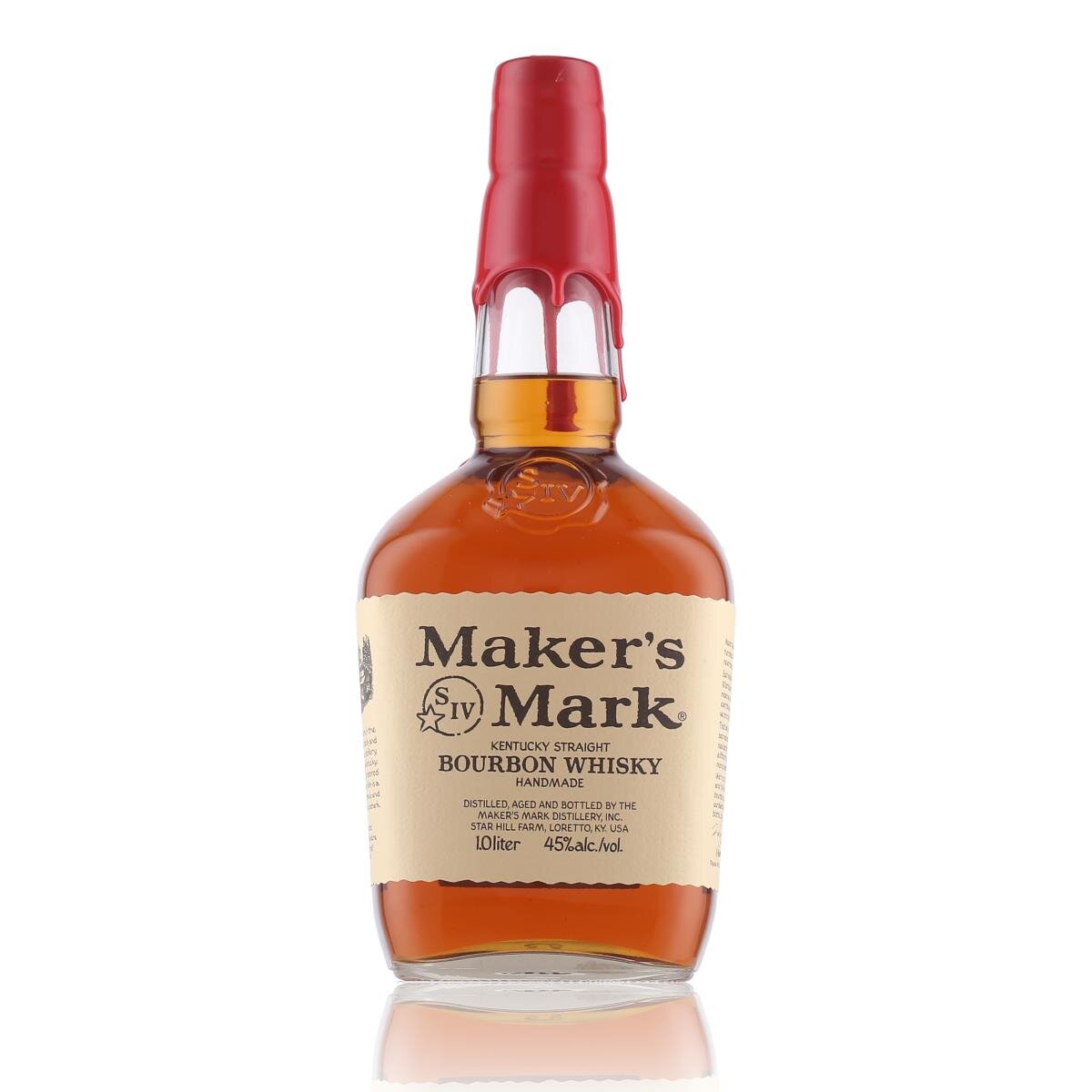 Maker's Mark Kentucky Straight Bourbon Whiskey 45% 1L*