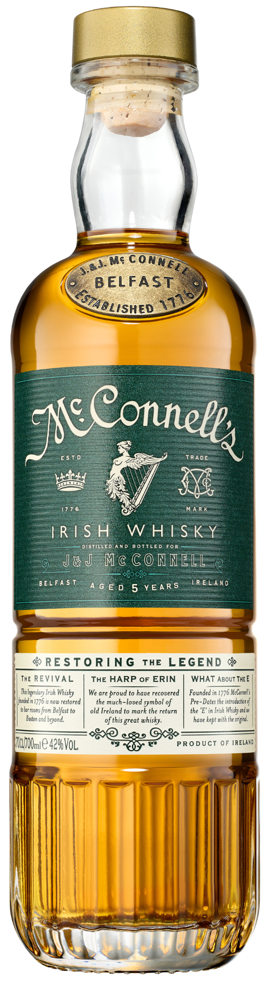 5 Year Old Irish Whiskey 70cl