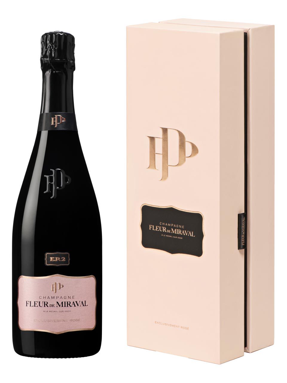 Miraval, Fleur de Miraval, Champagne, AOC, brut, rosé (Geschenkverpackung)