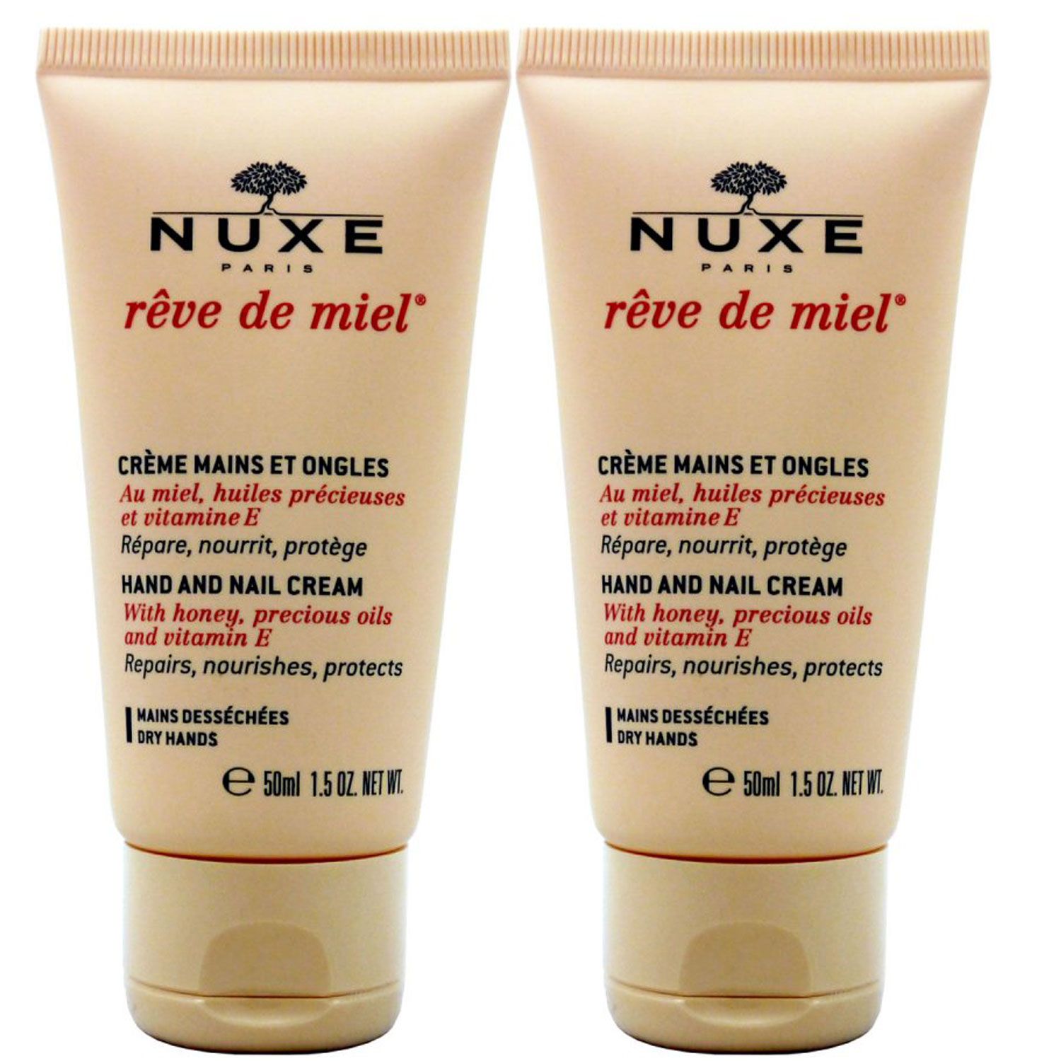 Nuxe Rêve De Miel Hand and Nail Cream with Honey, Precious Oils and Vitamin E 50 ml
