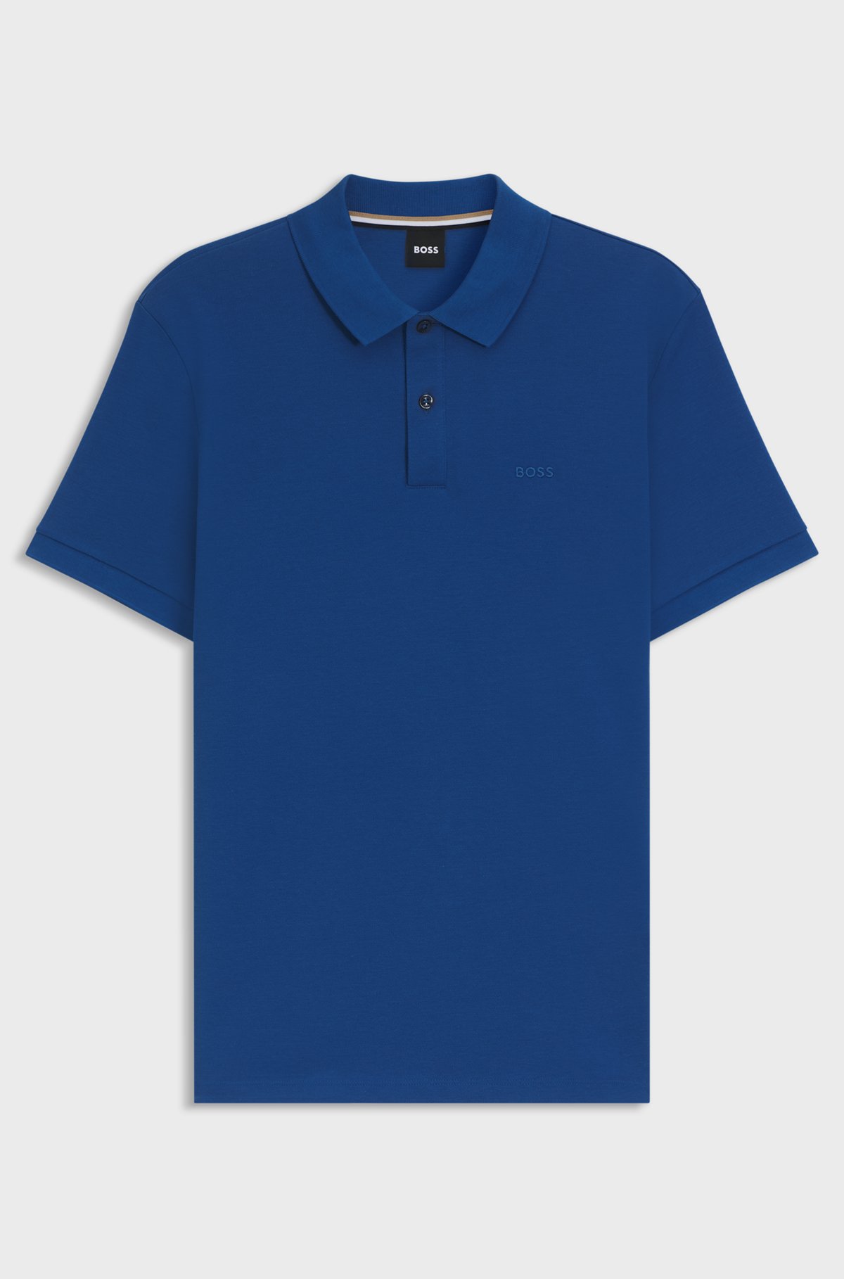 Pallas Regular-fit polo shirt in cotton Blue
