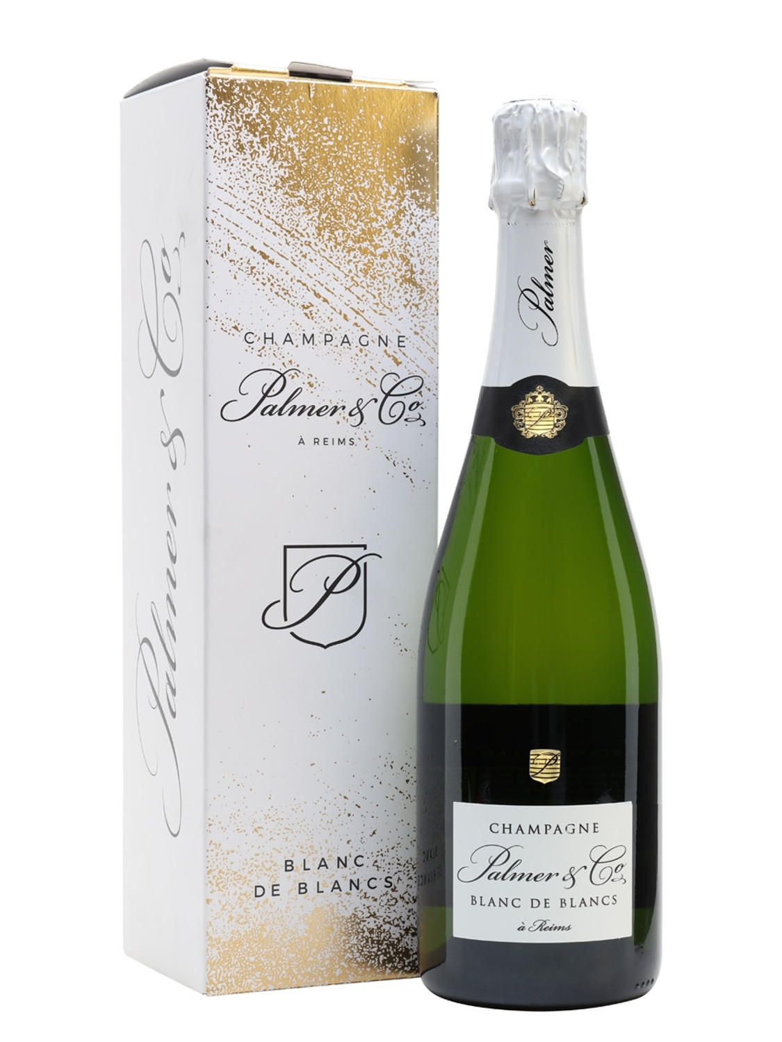 Palmer & Co., Blanc de Blancs, Champagne, AOC, brut, weiß (Geschenkverpackung)