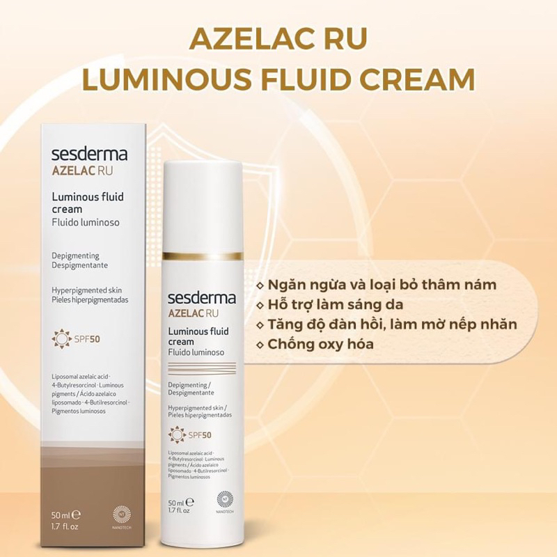 Sesderma Azelac Ru Luminous Fluid Cream
