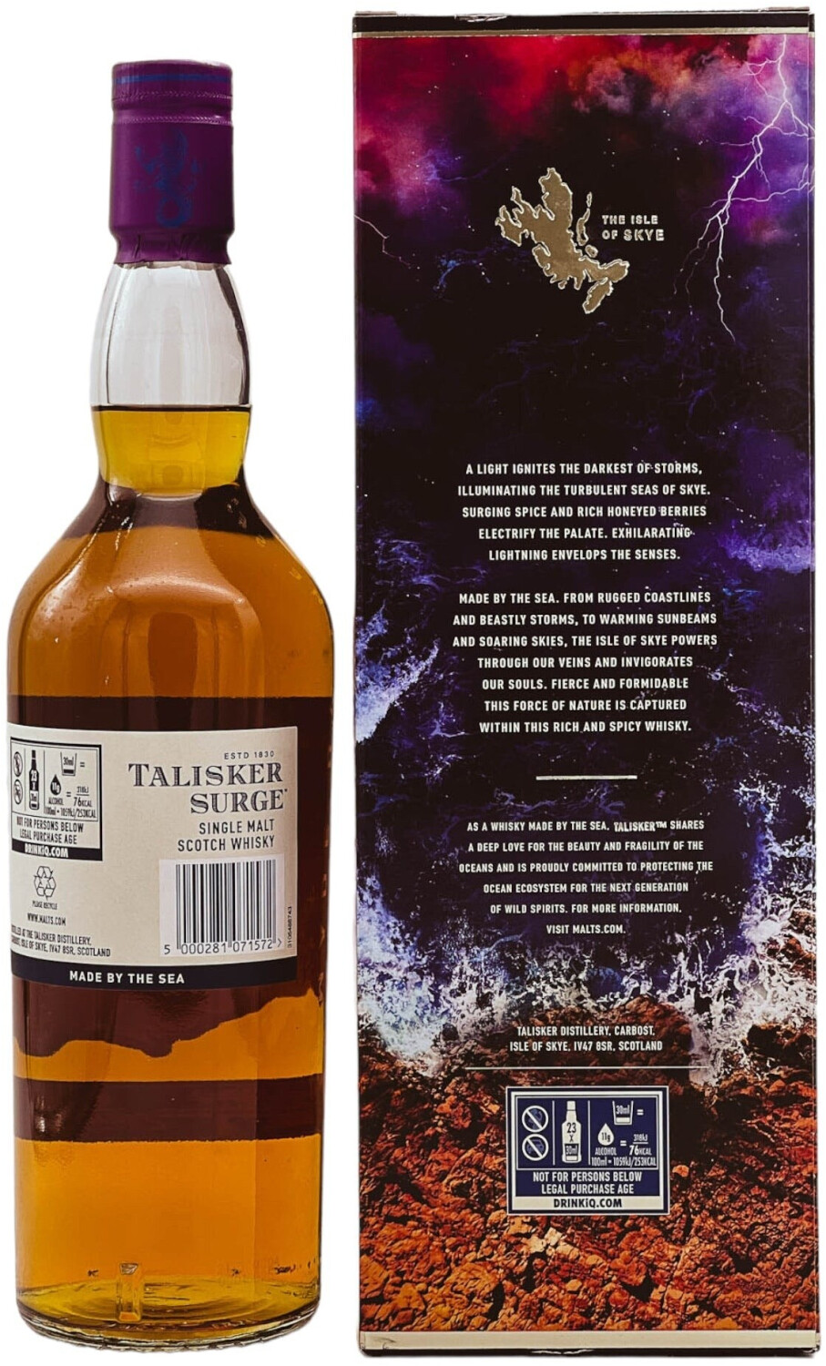Talisker Surge Single Malt Scotch Whisky 45.8% 0.7L giftpack