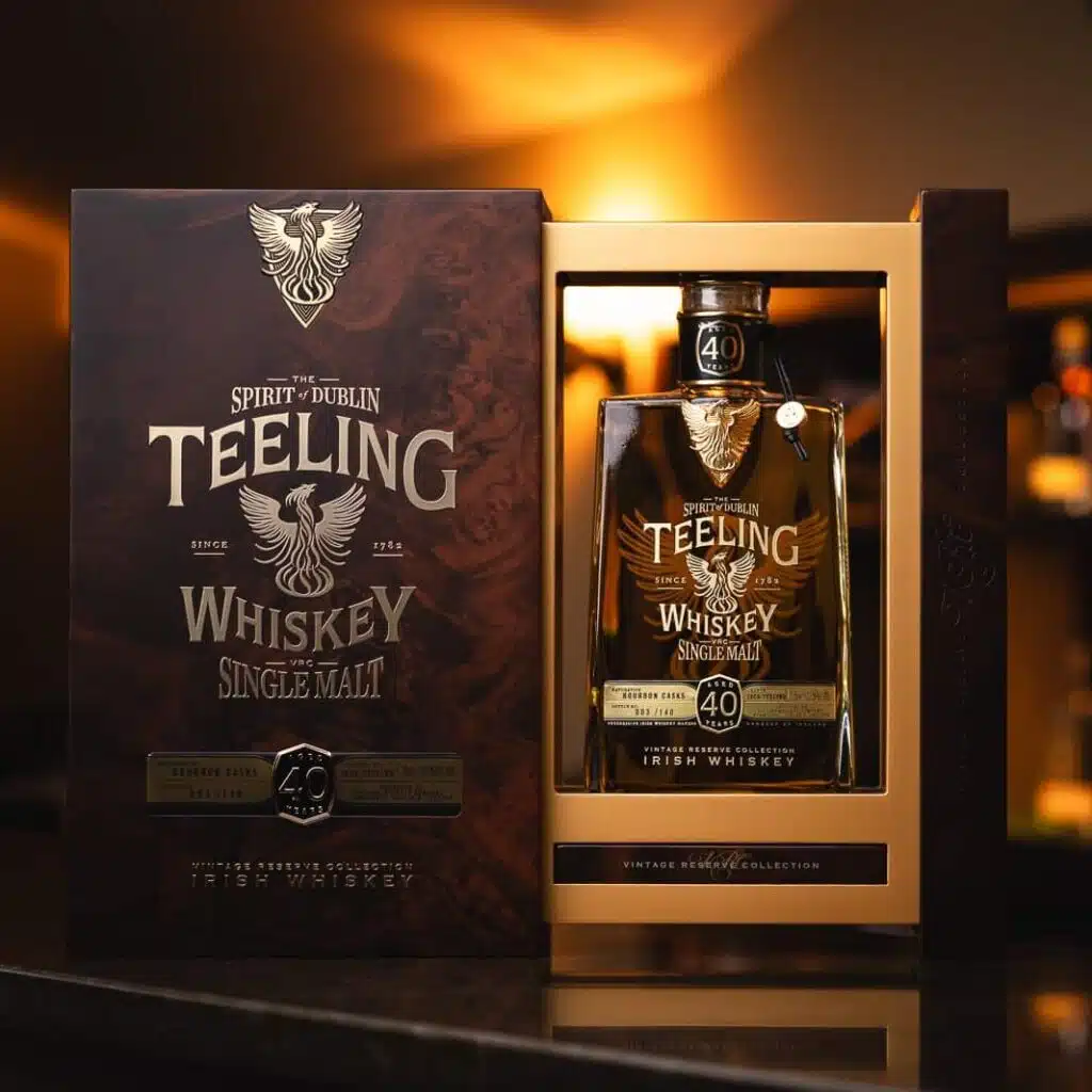 Teeling 40 Year Old Single Malt Irish Whiskey 70cl