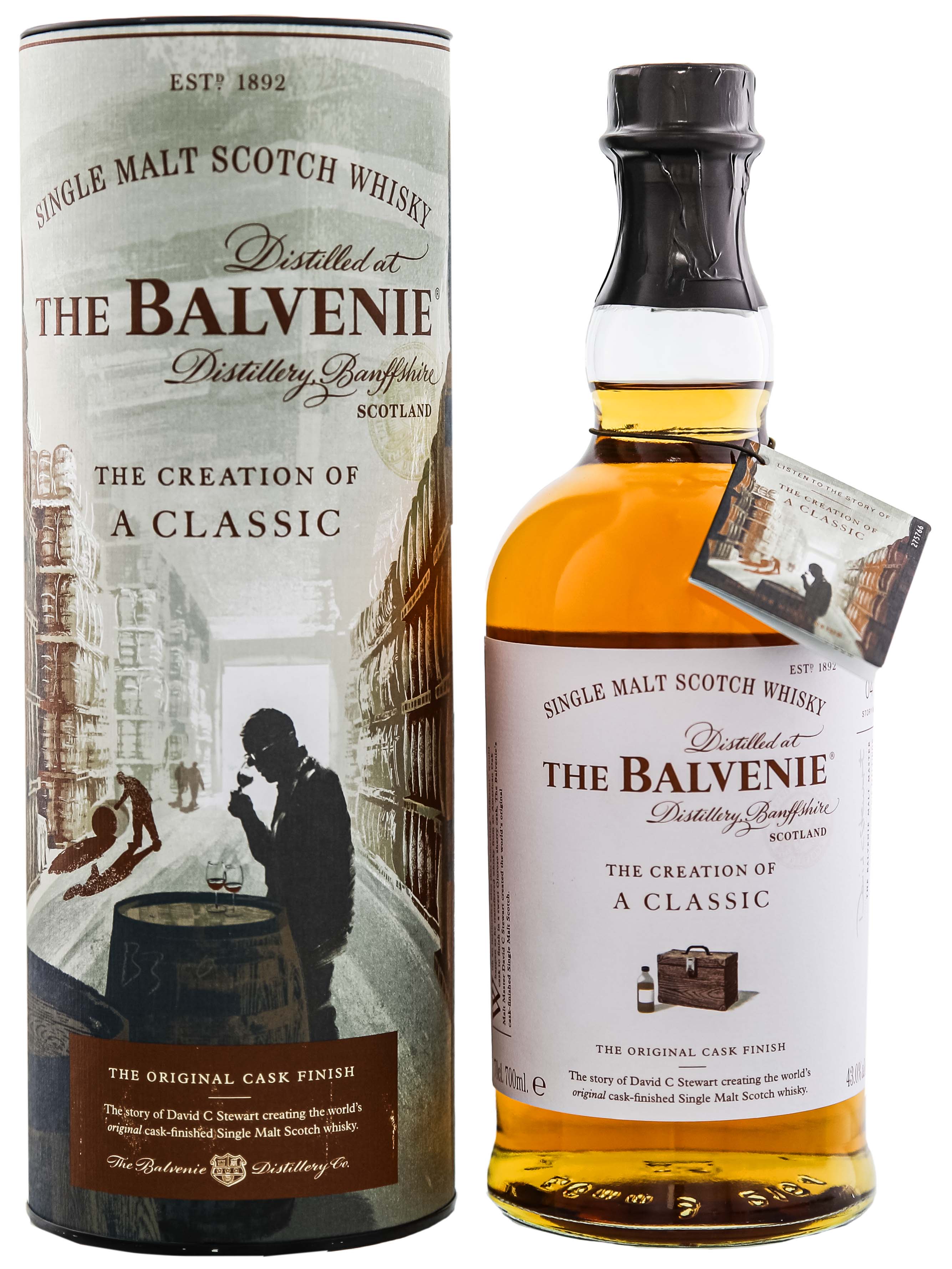 The Balvenie The Creation of A Classic Speyside Single Malt Scotch Whisky 43% 0.7L Geschenkverpackung image