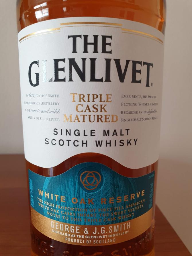 Glenlivet Triple Cask Matured White Oak Reserve Speyside Single Malt Scotch Whisky 40% 1L image