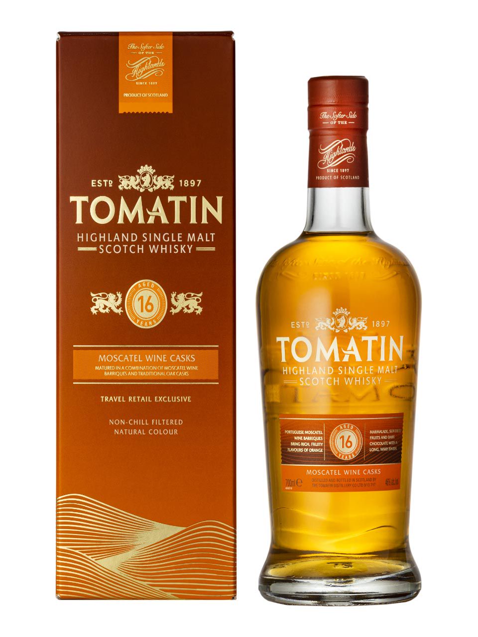 Tomatin Highland Single Malt Scotch Whisky 16y 46% 0.7L Geschenkverpackung