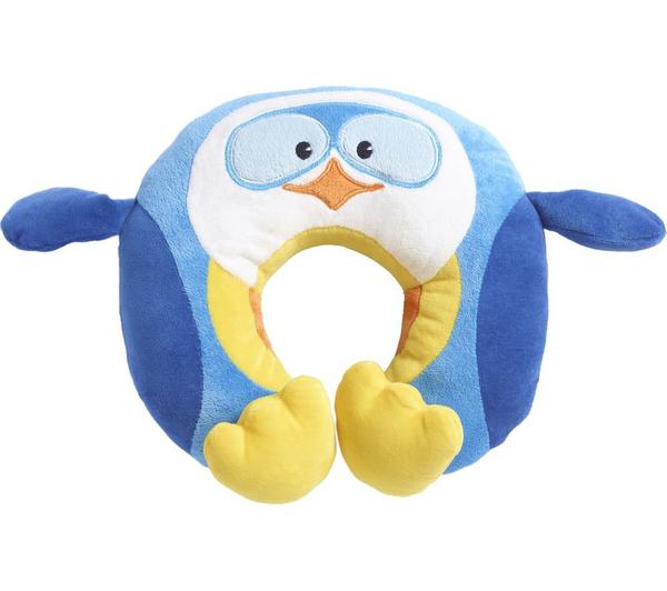 Travel Blue, puffy the penguin travel neck pillow